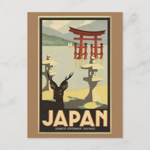 Cartão Postal Viagens vintage JAPÃO