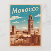 Viagens vintage Marrocos Norte da África — Cenário