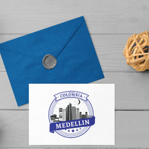 Cartão postal Viagens vintage Medellin Colombia