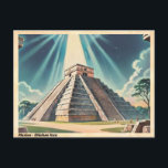 Cartão Postal Viagens vintage Mexico Chichen Itza<br><div class="desc">Título: Vintage Mexico Postcard: Chichen Itza Mystique - Antiguamente Mayan Wonder Collectible Memabilia Descrição do Produto: Vintage Mexico Postcard: A Journey Through Time - Iconic Chichen Itza Ancient Splendor Embark on a cativante viagem ao coração do antigo México com este postal de viagens vintage, mostrando o entusiasmante maravilha clológica de...</div>