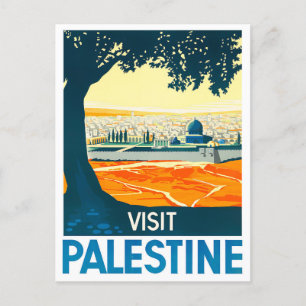 Cartão Postal Viagens vintage Palestina