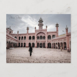 Cartão Postal Viagens vintage Peshawar Paquistão Vacinação asia