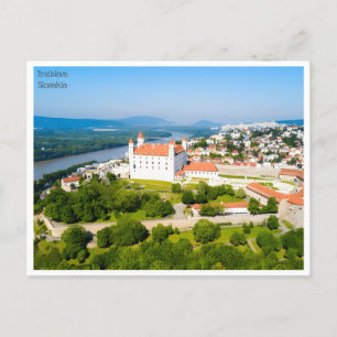 Cartão Postal viagens vintage retro bratislava Eslováquia Eslová