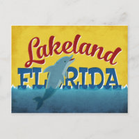 Viagens vintage Retroativa do Golfinho na Flórida