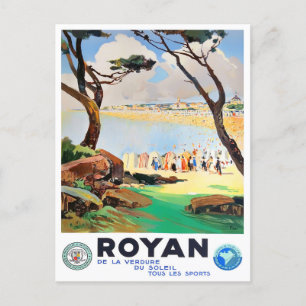 Cartão Postal Viagens vintage Royan France