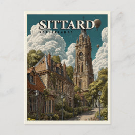 Cartão Postal Viagens vintage Sittard Holanda