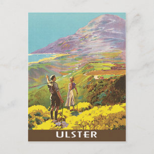 Cartão Postal Viagens vintage Ulster Norte Irlanda