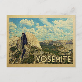 Cartão Postal Viagens vintage Yosemite