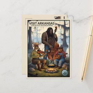 Cartão Postal Viajante do Arkansas