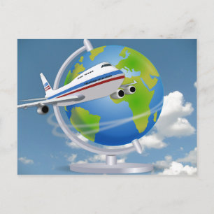 Cartão Postal Viajante do Mundo