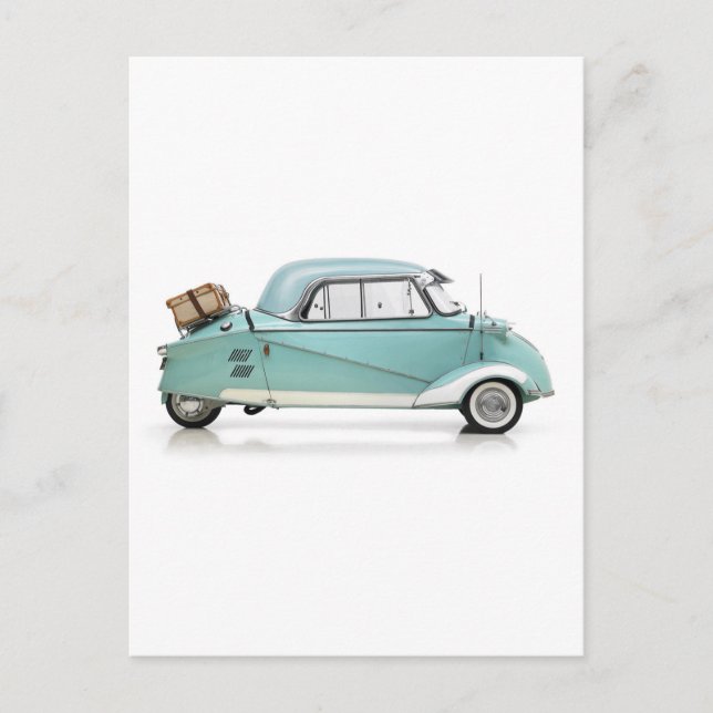 Cartão Postal Viajante Francês (Frente)