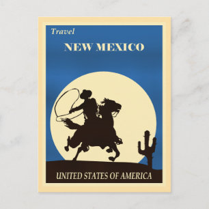 Cartão Postal Viajar Novo México