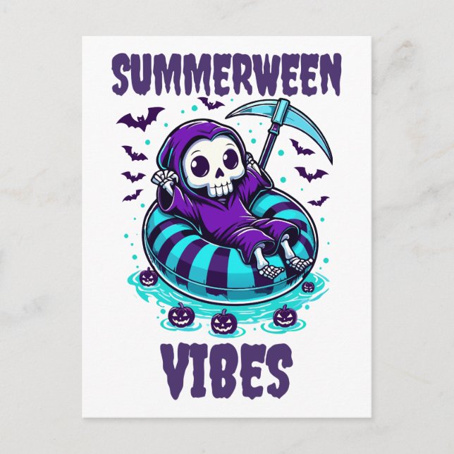 Cartão Postal Vibes de Summerdal - Recaxador (Frente)