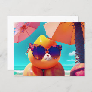 Cartão Postal Víblias de Verão, Posto