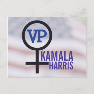 Cartão Postal Vice-Presidente Kamala Harris VP