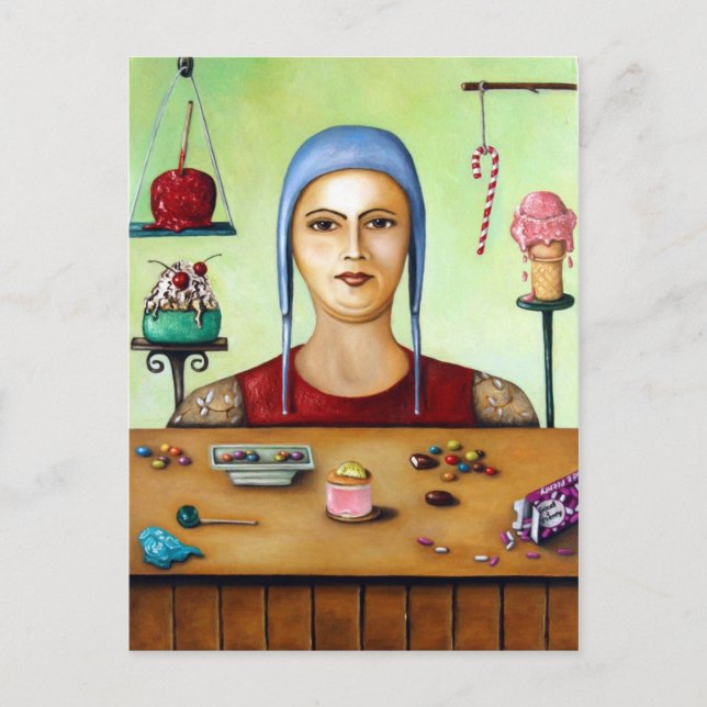 Cartão Postal Viciado em açúcar (Frente)