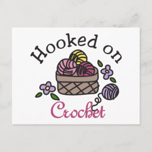 Cartão Postal Viciado em Crochet