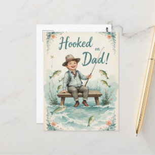 Cartão Postal Viciado em Pai de Dia de os pais