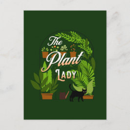 Cartão Postal Viciado em Planta Lady Green Thumb