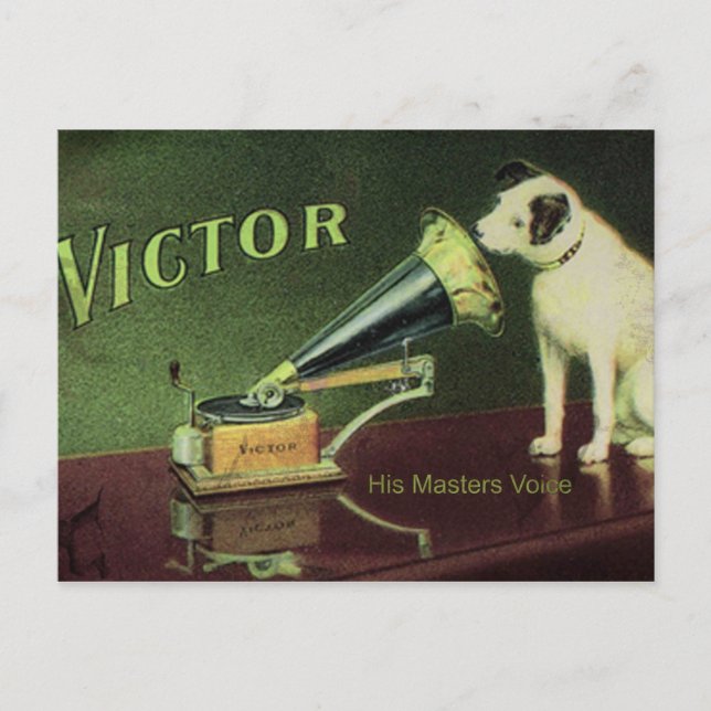 Cartão Postal Victor 1899 (Frente)