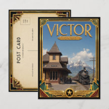 Victor Idaho Vintage Art Deco Era de Ouro