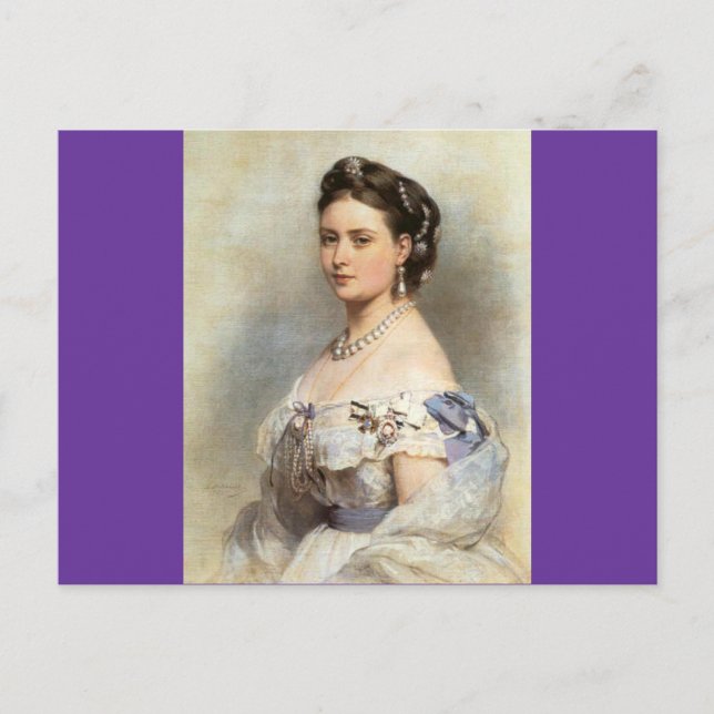 Cartão Postal Victoria, a Princesa Real (Frente)
