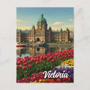 Cartão Postal Victoria British Columbia Canada Viagem