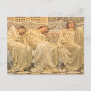 Cartão Postal Victorian Art, Dreamers by Albert Joseph Moore