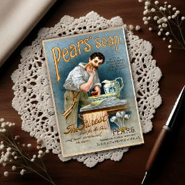 Cartão Postal Victorian Vintage Soap Advertising