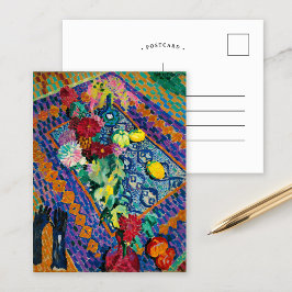 Cartão Postal Vida contínua com luvas | Robert Delaunay