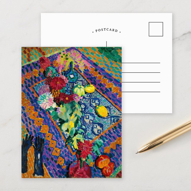 Cartão Postal Vida contínua com luvas | Robert Delaunay (Criador carregado)