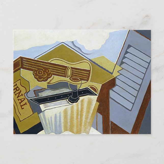 Cartão Postal Vida contínua com uma nuvem branca (Frente)