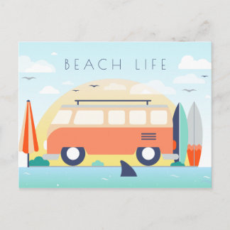 Cartão Postal Vida de Praia