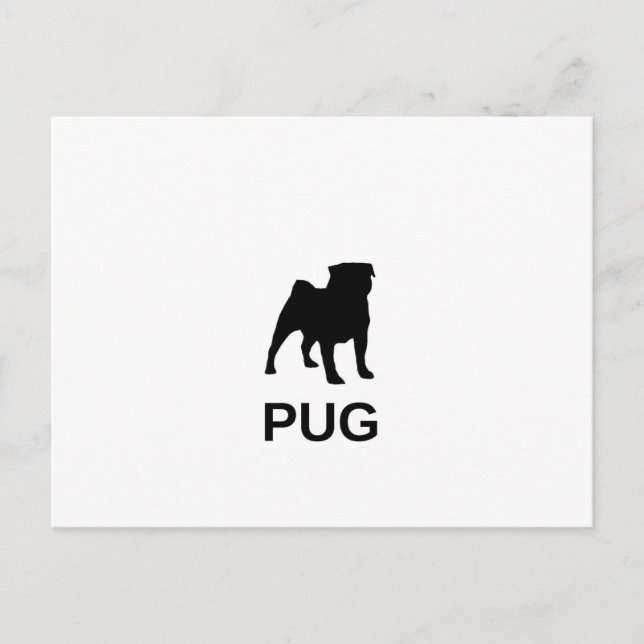 Cartão Postal vida de pug silo (Frente)