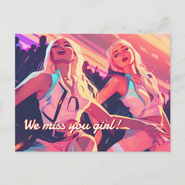 Cartão Postal Vida do clube de Rave City (Frente)