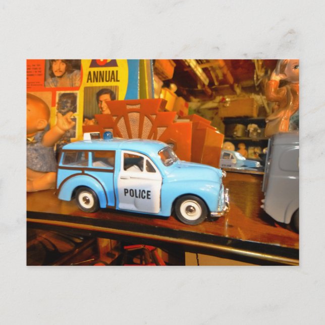 Cartão Postal Vida estática com carro de Panda (Frente)