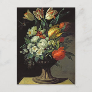 Cartão Postal Vida Estática com Flores, 1764