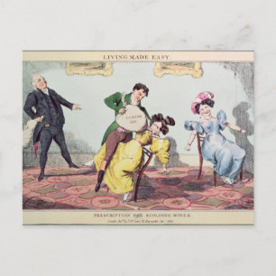 Cartão Postal Vida feita fácil: Prescrição para scolding