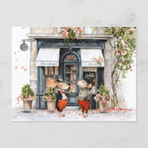 Cartão Postal Vida na Cidade dos Ratos - Conversas sobre Café