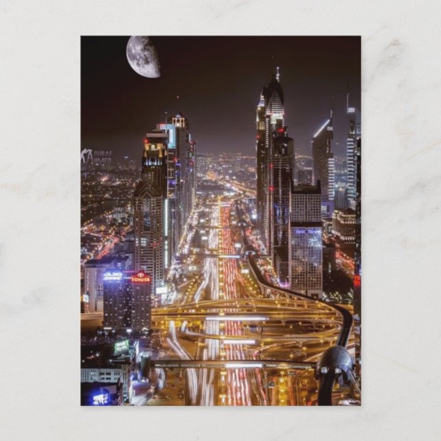 Cartão Postal Vida noturna (Frente)