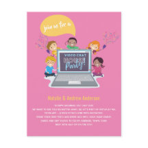 Vídeo Chat Online de Aniversário de CRIANÇAS Trans