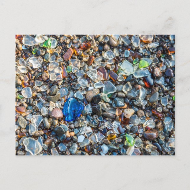 Cartão Postal Vidro do mar espumante (Frente)