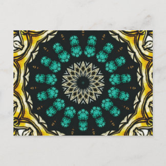 Cartão Postal Vidro Manchado