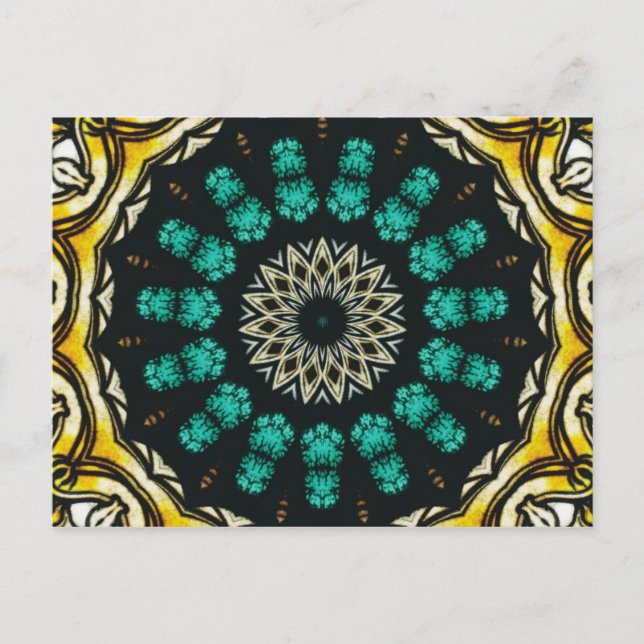 Cartão Postal Vidro Manchado (Frente)