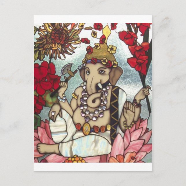 Cartão Postal VIDRO MANCHADO GANESH 12 DE FEVEREIRO DE 2014.jpg (Frente)