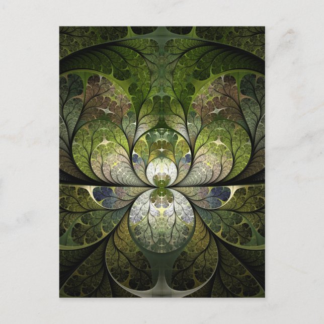 Cartão Postal Vidro primavera (Frente)