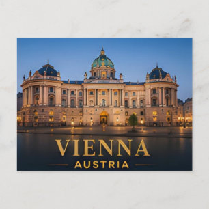 Cartão Postal Viena Áustria Cidade Elegante Destino de Viagem