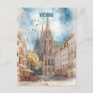 Cartão Postal Viena, Áustria, Viagem