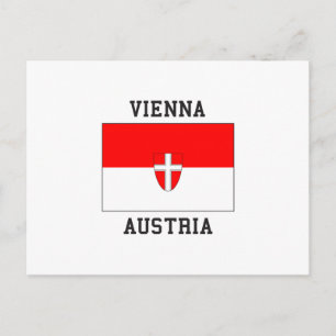 Cartão Postal Viena, Bandeira da Áustria