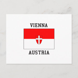 Cartão Postal Viena, Bandeira da Áustria